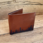 Load image into Gallery viewer, Treeline Laser Etched Bifold Wallet - Whisky
