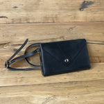 Load image into Gallery viewer, Leather Cross Body Bag- Black
