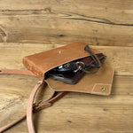 Load image into Gallery viewer, Leather Cross Body Bag- Oak
