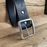 Load image into Gallery viewer, Leather Belt- Black
