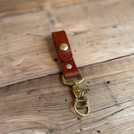 Load image into Gallery viewer, FOB Leather Keychain- Whisky
